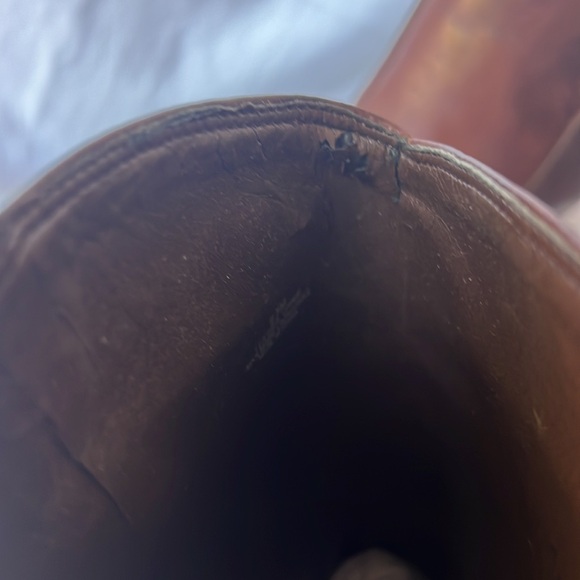 Antonio Melani Leather Dark Brown Boots 9.5M New with deffect - Picture 11 of 16